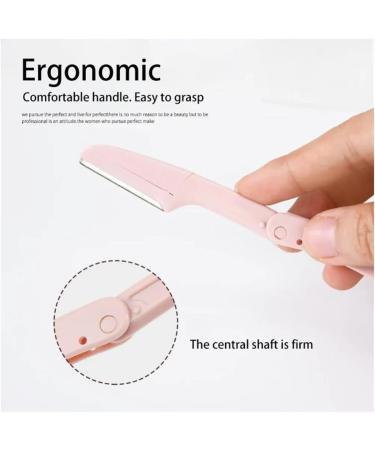 Buy Safe Folding Ladies Face Shaver & Eyebrow Trimmer - Anti-Scratch Makeup Tool for Women | Fast International Shipping - Buy Online on GoSupps.com