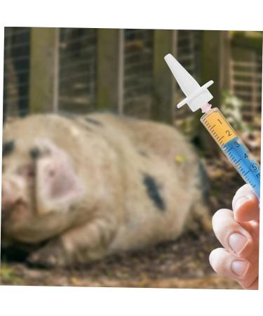 Kisangel 30 Pcs Injection Heads Fine Heads Pig Equipment Double Layer 4x2.5cmx3pcs Whitex3pcs - Buy Online on GoSupps.com
