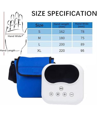 Rehabilitation Robot Gloves Left and Right Hands Stroke Hemiplegia Rehabilitation Training Equipment with Four Modes for Hand Dysfunction Patients Easy to Use Left Hand S - Buy Online on GoSupps.com