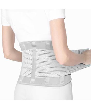 Back Bodyguard Rear Belt | Innovative Lumbar Spine Support & Back Bandage | Kidney Belt for Ultimate Back Support | Available in 4 Sizes (XL Gray) - Buy Online on GoSupps.com