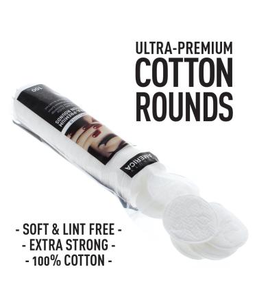 Beauty America Flower Flamestitch Cotton Rounds 300 Count (3-Pack) - Ultra-Premium Quality - Buy Online on GoSupps.com