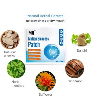 MQ Motion Sickness Patch 20 Count - Fast Relief for Nausea and Dizziness - Buy Online on GoSupps.com