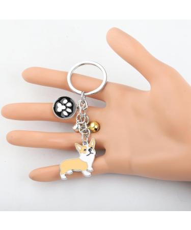 ENSIANTH Dog Keychain Gifts | Perfect Puppy Paw Print Keyring for Dog Lovers Owners & Moms - Buy Online on GoSupps.com