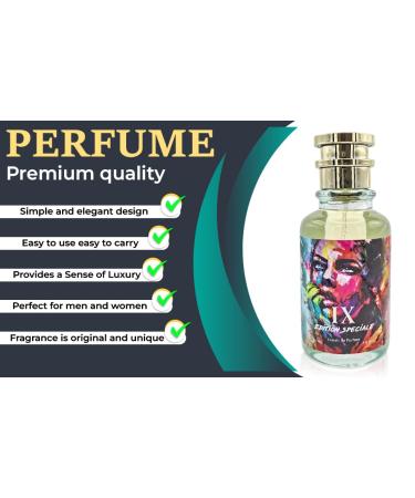IX Edition Speciale Perfume for Women | Impression of Parisi Terroni | Perfume for Unisex Extrait de Parfum | 3.4 Fl Oz / 100 ml | Long Lasting 8-10 hours - Buy Online on GoSupps.com