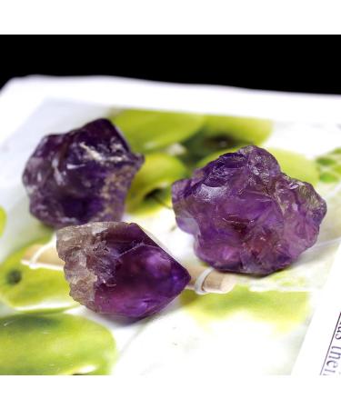 1 Pcs Natural Raw Amethyst Quartz Crystal Rough Stone Specimen Crystal Love Natural Stones and Minerals Fish Tank Full of Texture (Size : 30-40g) - Buy Online on GoSupps.com