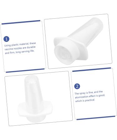 Milisten 20 Pcs Plastic Animals Livestock Sprayer Plastic Injection Heads 4x2.5cmx2pcs Whitex2pcs - Buy Online on GoSupps.com