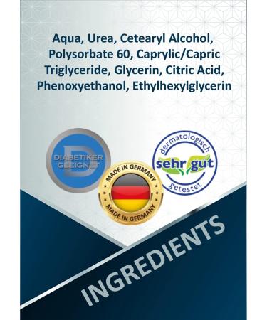 Blure Cream 40% Urea - Cracked Heels & Feet Treatment (500ml) | Repair Cream for Hands & Elbows - International Shipping Available - Buy Online on GoSupps.com