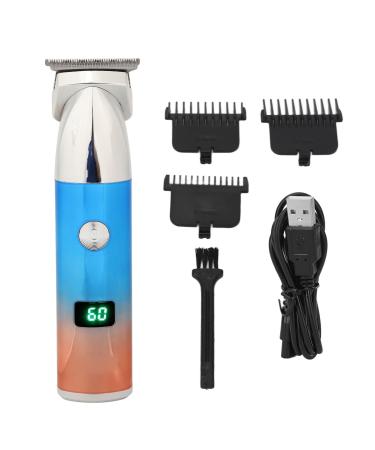 Electric Hair Clipper for Men Electric Hair Clipper LED Display USB Rechargeable Hair Cutting Trimmer with 3 Guide Combs Set for Home Salon Use