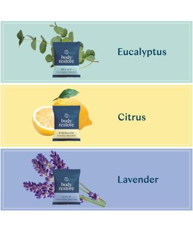 Shower Steamers Aromatherapy Sampler Box - Relaxation, Stress Relief, Luxury Self Care Gifts for Women and Men - Perfect Mothers Day or Birthday Gifts - BodyRestore 3 Pack - Buy Online on GoSupps.com