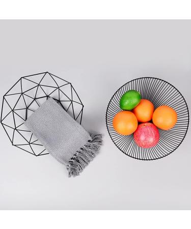 Fruit Basket Bowl Fruit Bowl BasketSimple Style Geometric Fruit Vegetable Wire Basket Metal Bowl Kitchen Storage Desktop Metal Fruit Bowl Fruit Bowls (Color : Gold) - Buy Online on GoSupps.com