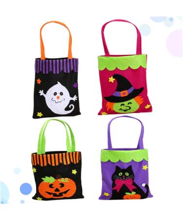STOBAZA Pumpkin Bag 12 Pcs Candy Bags Trick or Treat Bags Halloween Bag Halloween Tote Bag Decorations Handheld - Buy Online on GoSupps.com