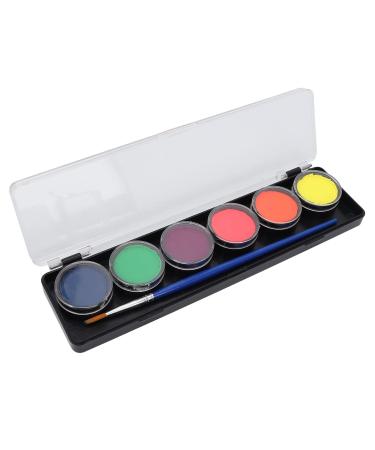 Make-up palette 6 colors body painting pigment high color rendering for Halloween