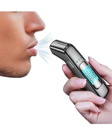 Alcohol Tester Personal Tester with LED Display | Breathalyzer Tester Highly Accurate Alcohol Blower Tester for Party Driver Personal & Professional Use