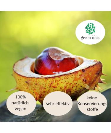 Buy Green Idea Rosskastania Ointment Gel for Varicose Veins - 2 x 200ml - Horse Chestnuts & Arnica - Effective Relief for Spider Veins & Hemorrhoids - Buy Online on GoSupps.com