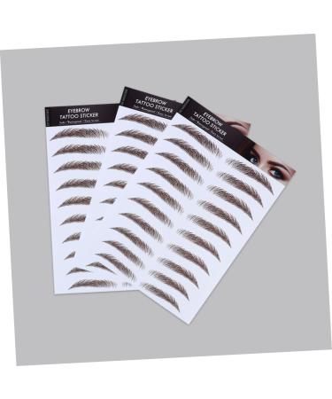Outanaya 5pcs Eyebrow Stickers False Eyebrows for Women Eyebrow Tattoos Stickers Water Proof 3d Tool - Buy Online on GoSupps.com