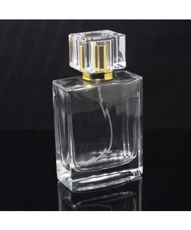 barenx 100ml Empty Glass Perfume Bottle - Refillable Rectangle Travel Gift - Coffee Fragrance - 12x6.7cm (3.4oz - Buy Online on GoSupps.com