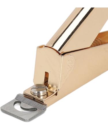 Fake Nail Clipper High Strength Fake Nail Trimmer Convenient Grip U Shape Labor Saving Spring Lightweight Stainless Steel for Home and Salon Use (Gold) - Buy Online on GoSupps.com