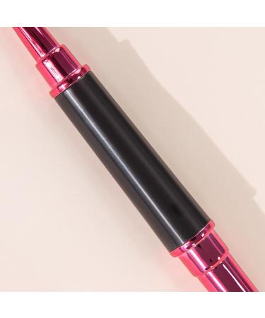 Lipstick Brush Round Head Lipstick Blending Brush Double Ended Retractable Lip Brush Portable Lipstick Lip Gloss Brush Concealer Makeup Tool Round and Flat Blending Makeup Brush With Lid - Buy Online on GoSupps.com