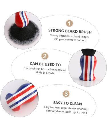 Frcolor Soft Bart Brush - Professional Hair Removal & Beard Grooming Brush for Barbers | Perfect Father's Day Gift - Buy Online on GoSupps.com