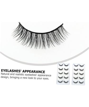 minkissy 10 Pairs Fake Eyelashes 5d Magnetic Eyelashes Reusable Flase Lash Cosplay Lashes Short Fake Eye Lashes Stick on Eyelashes False Lashes Faux Lashes Miss Chemical Fiber Natural - Buy Online on GoSupps.com