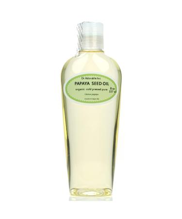 Dr Adorable - 8 oz - Papaya Seed Oil - 100% Pure Natural Premium Organic Cold Pressed