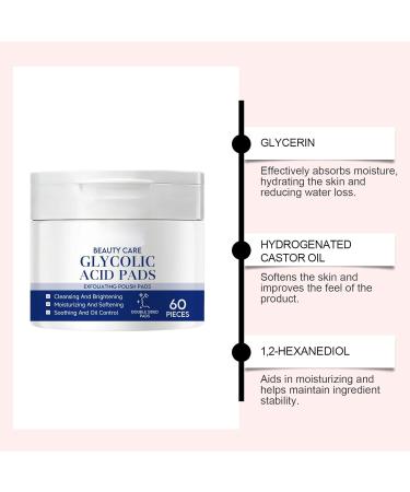 Disques Exfoliants l Acide Glycolique pour le Visage Disques Toniques Double Face Nettoyants et Lissants Disques Hydratants clat pour le Soin Quotidien Tous Types de Peau 60 Disques (4 pi ces) - Buy Online on GoSupps.com
