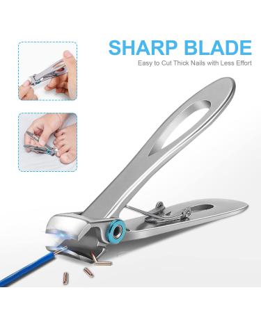 Sopito Stainless Steel Nail Clipper Set - Fingernail & Toenail Knipper with Nail File & Metal Box | International Shipping - Buy Online on GoSupps.com
