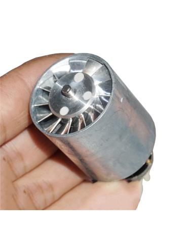 Micro Brushless Ducted Fan High Voltage 100000rpm Aluminum Impeller Hair Dryer Ultra High Speed Brushless Electronic Starter 1Pcs DIY Supplies