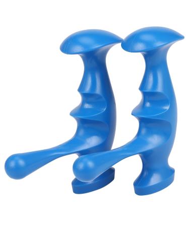 QUTSVOSH 2 pieces Hand deep tissue body foot reflex zones massage acupuncture thai massage roll therapy meridian scrap lymph drainage