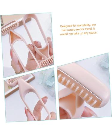 Magiclulu 10-Piece Women's Electric Shaver Set - Armpit Knives Nasal Hair Cutter Face & Eyebrow Razors - Portable Pink Leg Grooming Tools - Buy Online on GoSupps.com