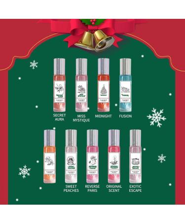 Surprise Perfume Series Christmas Eau De Parfum Set for Women 9 Fragrances (9x10 mL) Christmas Perfumes Fragrance Gifts 3 Fl Oz (Pack of 1) Mixed Fragrances - Buy Online on GoSupps.com