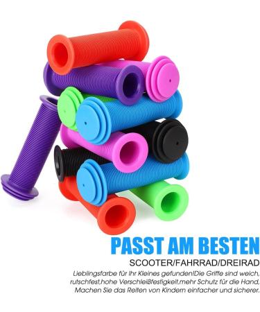 Buy 22mm Bicycle Handles for Children - Safe Handlebar Grips | 105mm Black Handles for Bikes Scooters & Tricycles - Buy Online on GoSupps.com