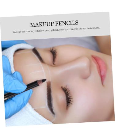 HAPINARY 16 Pcs Pencil Sharpener Eyebrow Pencil Eyebrow Pencils Waterproof Brow Pencil Black Wooden - Buy Online on GoSupps.com