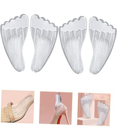 FOMIYES Five Toe Sticky Foot Inserts - 4 Pairs Gel Heel Pads for Women | Comfort Insoles for Plantar Shoes - Enhance Shoe Fit & Support - Buy Online on GoSupps.com