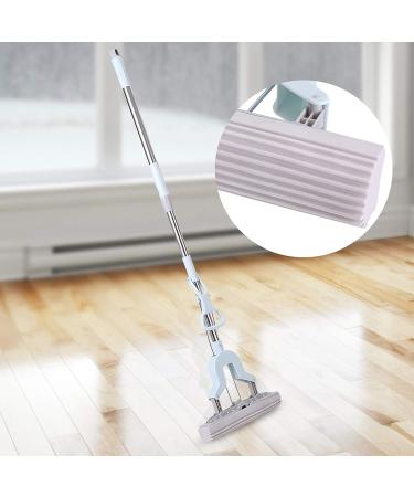 PVA Sponge Roller Mop for Floor Cleaning | Telescoping Household Tool for Home & Commercial Use | Ideal for Tile, Laminate, and Vinyl Floors | Includes Wringer | Garage and Bathroom Cleaner - Buy Online on GoSupps.com