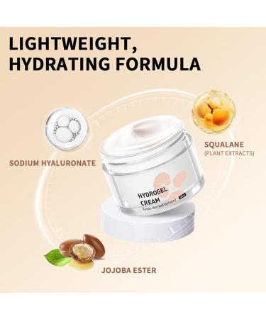  Ziennhu Hydrogel Cream 50 ml Facial Hydrogel Cream 50 ml Facial Brightening Cream | Moisturizing Facial Repair Product Nutri-Rich Lotion for Dry Skin for Adults - Buy Online on GoSupps.com