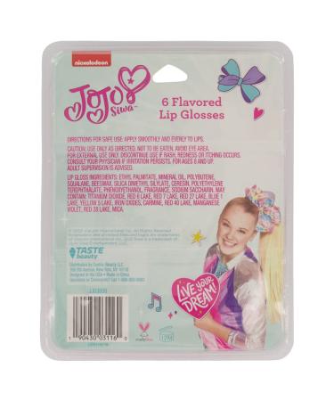 JoJo Siwa 6 Piece Lip Gloss Clamshell - Vibrant Colors & Long-Lasting Shine | Shop Internationally Today - Buy Online on GoSupps.com