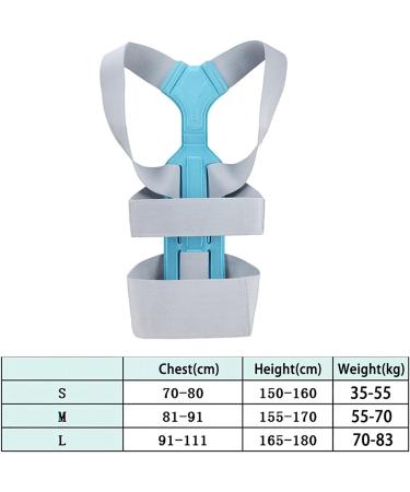 Back Corrector Invisible Chest Posture Corrector Scoliosis Back Brace Spine Belt Shoulder Medical Therapy Support Poor Posture Correction Belt L (Medium) (A Large) - Buy Online on GoSupps.com