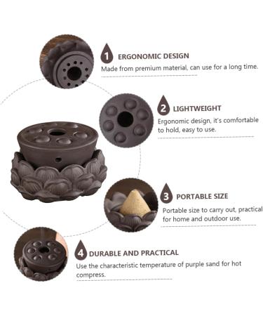 Frcolor Lotus Moxibustion Massage Roll Rod - Portable Moxa Cup Tool for Body Massage | International Shipping Available - Buy Online on GoSupps.com