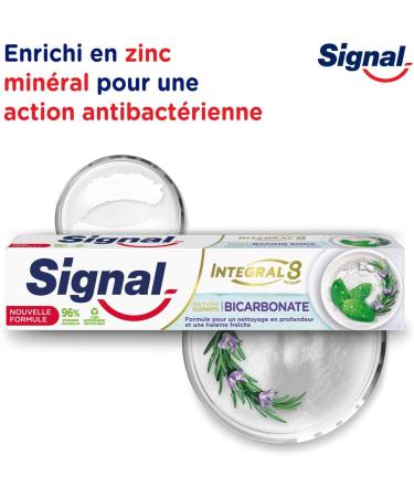 Signal Integral 8 Nature Elements Bicarbonate Toothpaste 75ml - Buy Online on GoSupps.com