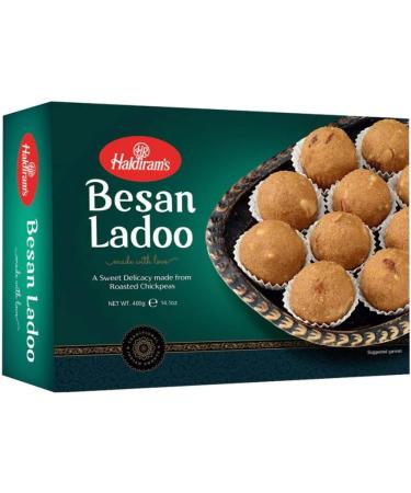 Haldiram s Besan Ladoo | 400g | Popular Indian Sweets on Every Occasions Rich Flavour | Dessert | Sweet Gifts | Festival Special | Diwali Celebrations - Buy Online on GoSupps.com
