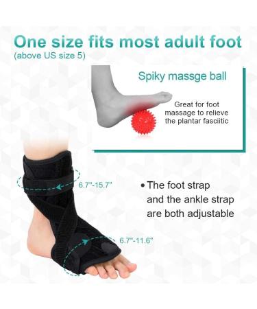 Peroneus Rail Diioch & Akozon Plantar Fasciitis Night Splint - Orthopedic Foot Support for Pain Relief & Rehabilitation - Buy Online on GoSupps.com