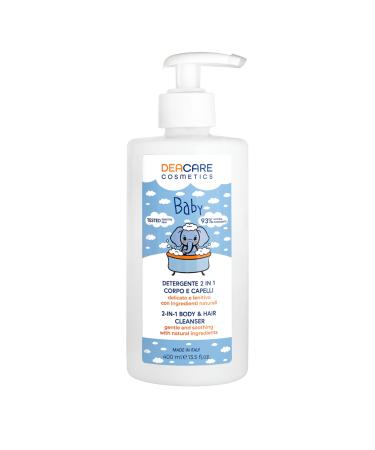 DEACARE 2 in 1 Baby and Child Cleanser 400 ml - Body and Hair - Soft and Soothing - No Tear Soap
