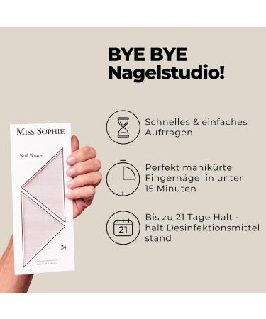 Original Miss Sophie Nail Foils - Born to Be a Unicorn | 24 Ultra-Thin Glitter Nail Polish Strips for Finger & Toenails | Compatible with Natural Painted Acrylic Gel & Shellac Nails - Buy Online on GoSupps.com