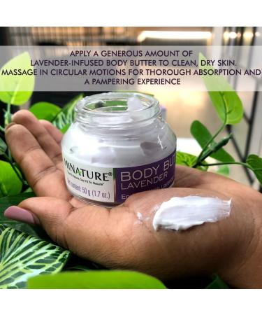 minature Body Butter - 50g (1.7oz) | Enriched with Lavender oil | Non-Greasy Moisturizer | Enriched with Levender oil | Cruelty-Free| Light Weight - Buy Online on GoSupps.com