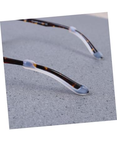 Uonlytech Anti-Slip Handle for Glasses - Silicone Accessories | 5 Pairs of White Medium Anti-Slip Glasses Brackets - Buy Online on GoSupps.com