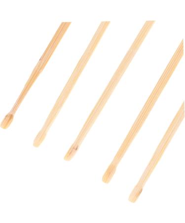 ORFOFE 5pcs Bamboo Ear Cleaners Cute Doll Head Design Gentle Ear Wax Removal Tool for Family Use Use Random Colors Bamboo Material - Buy Online on GoSupps.com