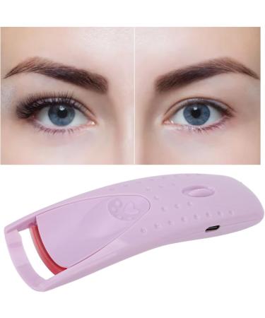 Qukaim Heated Lash Curler Heated Electric Eyelash Curler Silicone Type C Charging Long Lasting PurpleHeated Lash Curler for Girls - Buy Online on GoSupps.com