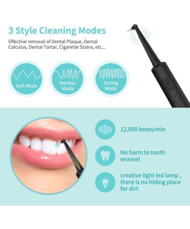Teeth Cleaner kit - Teeth Cleaning Kit with 3 Working Modes Tooth Cleaner 3 Replaceable Heads and LED Light Plaque Tooth Cleaning Tool Kit Portable Teeth Cleaning Tools Kit for Adults - Buy Online on GoSupps.com