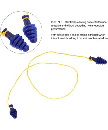 Ears Earplugs 25dB Ear Plugs Sleep Study Ears Hearing Protection Noise Reduction Banded Earplugs for Home Bedroom Self-study Classroom Travel by Plane Factory Construction Site - Buy Online on GoSupps.com